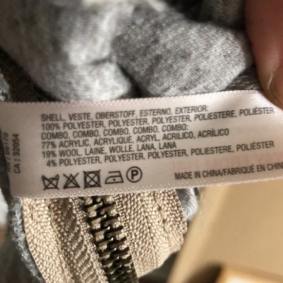 Anthropologie Brown Tan Cream Faux Shearling Vest - Picture 7 of 8